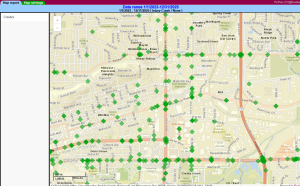 Image of coordinate pin map